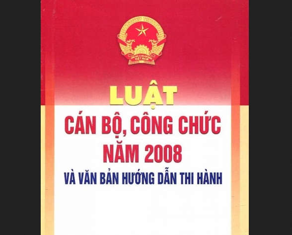 luật cán bộ công chức